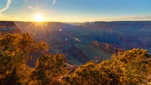 Національний Парк Тимелапс Гранд Каньйон Заході Сонця Штат Арізона Сша — стокове відео