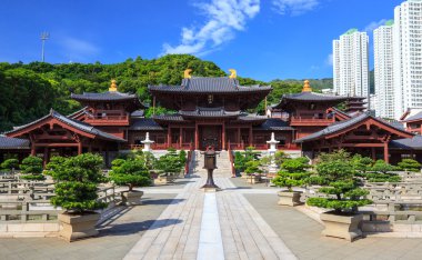 Chi lin rahibe manastırı, tang Hanedanı tarzı Çince Tapınağı, hong kong, c