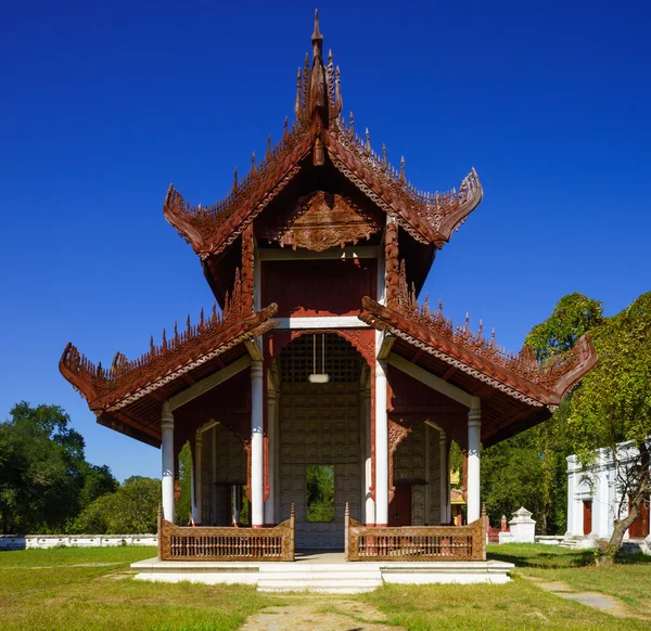 Mandalay palác, mandalay, myanmar — Stock fotografie