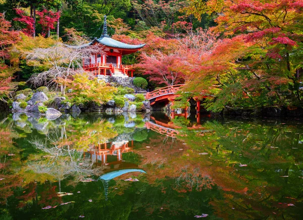 Templo de Daigoji no outono, Kyoto, Japão — Fotografia de Stock