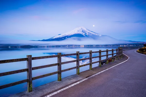 Mt.Fuji a tó Inoval, Yamanashi, Japán — Stock Fotó