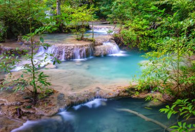 Erawan Şelalesi, Kanchanaburi, Tayland 