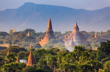 gün batımı, bagan, myanmar bagan tapınakları 