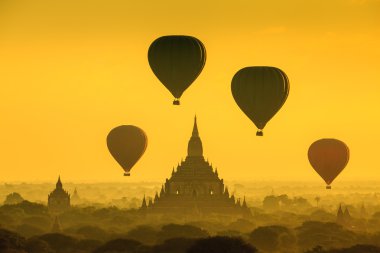 gün batımı, bagan, myanmar bagan tapınakları 