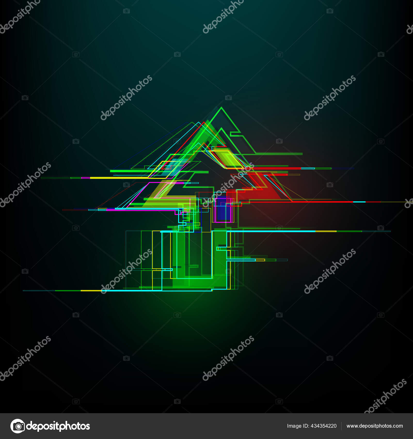 Green Neon Laser Glow Simple Stylish Cursors