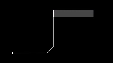 Glitch Callout HUD Animation With Futuristic Design. Alfa.