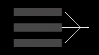 Bilim kurgu projeleri için Dinamik Arıza Çağrı HUD animasyonu. Alfa.