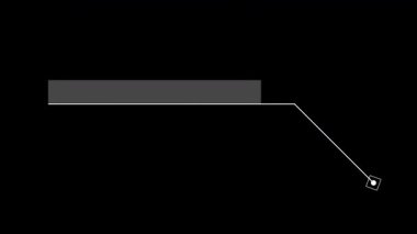 Glitch Modern Callout HUD elementi Dijital Arayüzle. Alfa.
