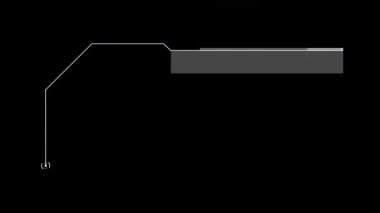 Glitch Callout HUD Animation With Futuristic Design. Alfa.