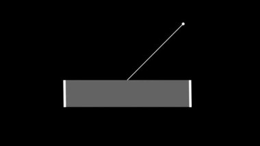 Bilim kurgu projeleri için Dinamik Arıza Çağrı HUD animasyonu. Alfa.