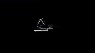 Arızasız Döngüsüz Döngü Yükleyici Üçgen Canlandırma Geleceği Arayüzü.