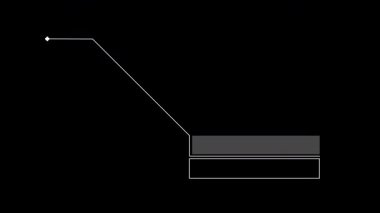 Bilim kurgu projeleri için Dinamik Arıza Çağrı HUD animasyonu. Alfa.