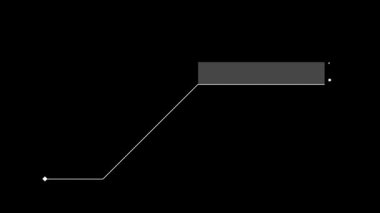 Yüksek teknoloji stili animasyonlu Arıza Çağrı HUD çerçevesi. Alfa.