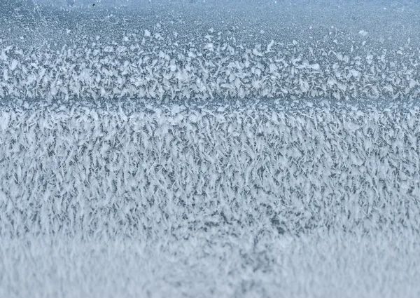 Carro congelado, fundo nevado — Fotografia de Stock