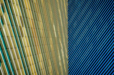 Astana içinde modern binalar