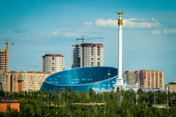建筑在首都阿斯塔纳阿斯塔纳，哈萨克斯坦 — 图库照片