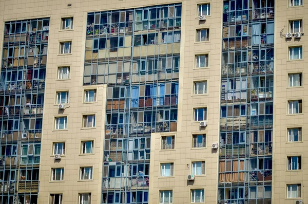 Letecký pohled na rezidenční budovy Astana — Stock fotografie