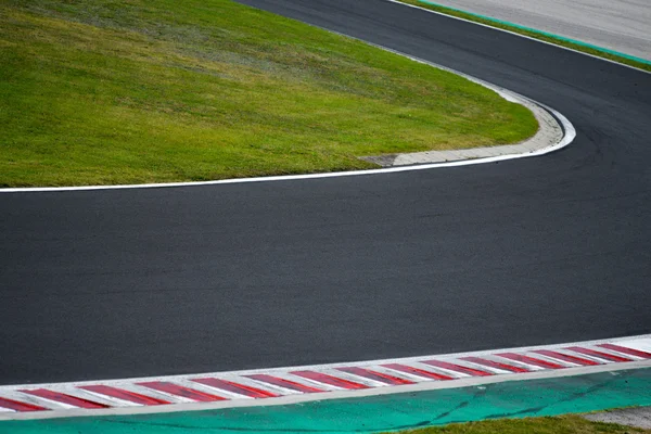 Race track kurva väg för bilspel — Stockfoto