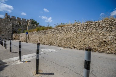 Jerusalem duvar ve Yafa Kapısı