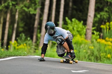 MINSK, BELARUS - 10 AUG 2019: Beyaz Rusya pistinde 10 AUG 2019