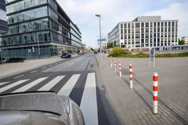 Wolfsburg, Almanya. Temmuz 2015 'te. Wolfsburg, Almanya 'da bir şehirdir.