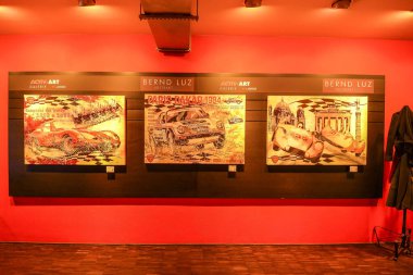 Boeblingen, Almanya - Temmuz 2016 - V8 HOTEL Motorworld Region Stuttgart. 