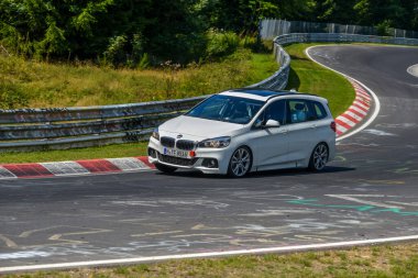 Nurburg, Almanya - 20 Ağustos 2015. Nurburgring Yolu. 