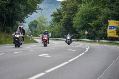 Nurburg, Rhineland-Palatinate Almanya - 20 Ağustos 2015. Nurburgring Yolu