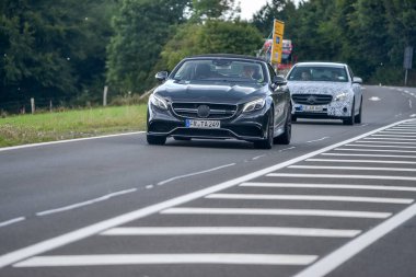 Nurburg, Almanya - 20 Ağustos 2015: Nurburgring Yolu