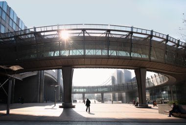 Modern ofis binaları orta görüntü