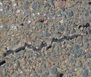 Çatlak beton dokuyu kapatma arkaplanı.