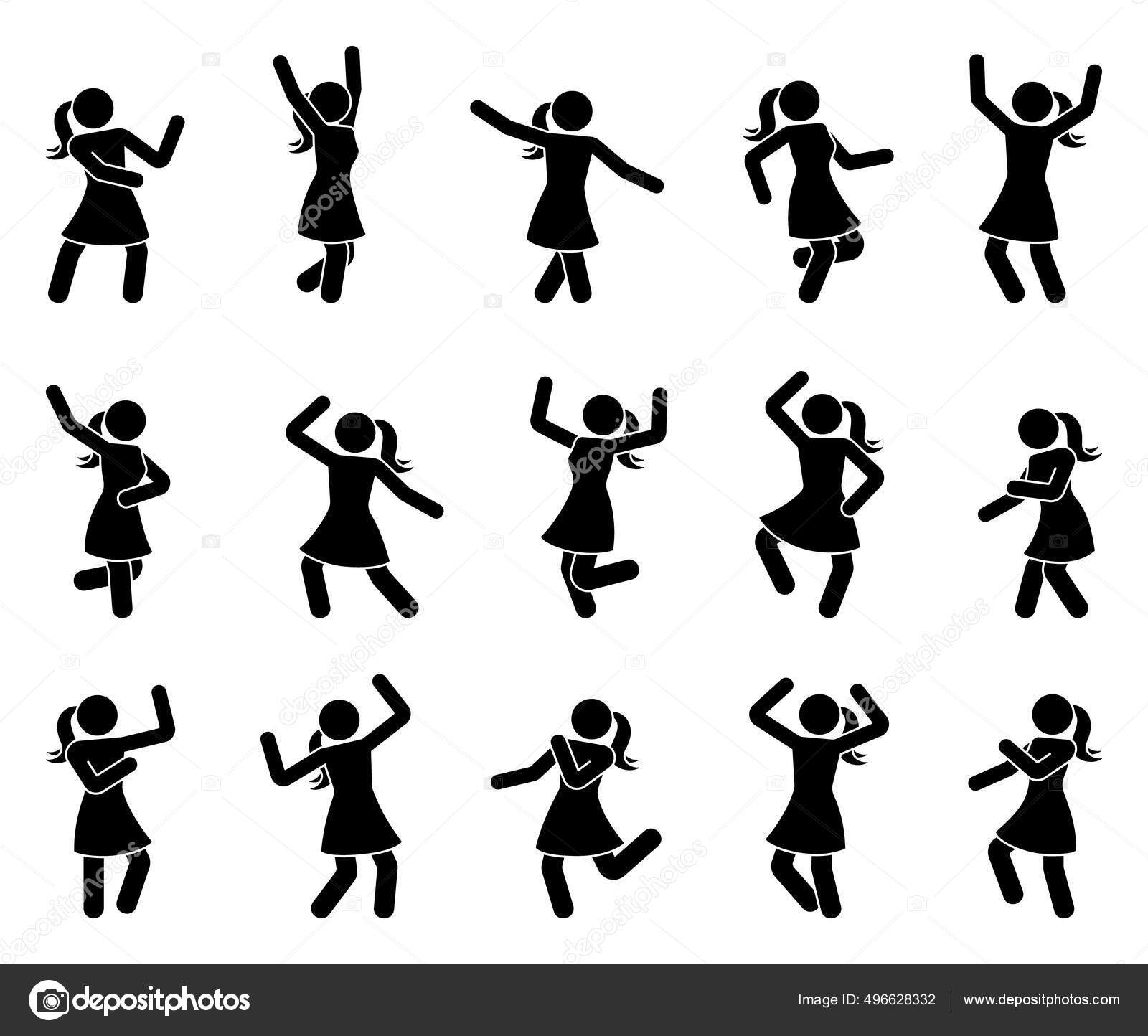 Stickman dancing 