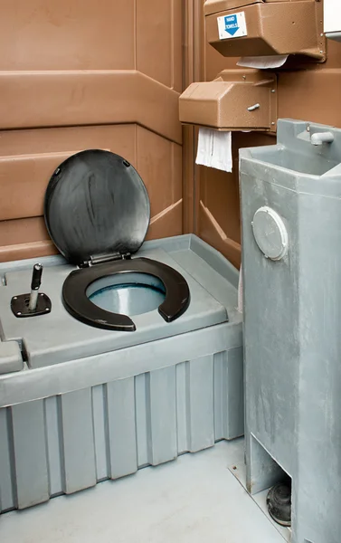 Interior de portaloo — Foto de Stock