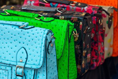 Handbag selection clipart