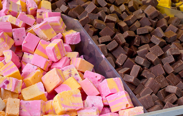 bulk confectionery counter at a supermarket