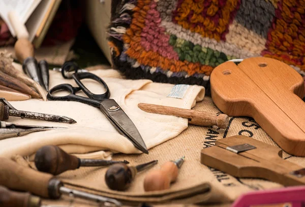 Carpet Weaving tools — Stock Photo, Image