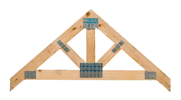 Roof truss isolated — Stock Photo, Image