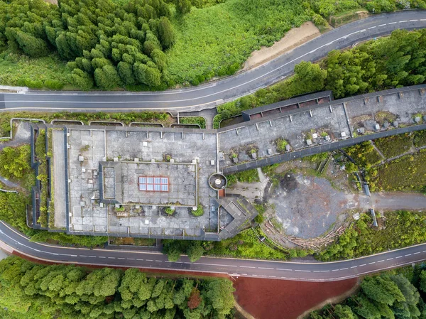 Drohnenblick Luftaufnahme Der Abstrakten Fotografie Landschaft Mit Schönen Texturen Hintergrund — Stockfoto