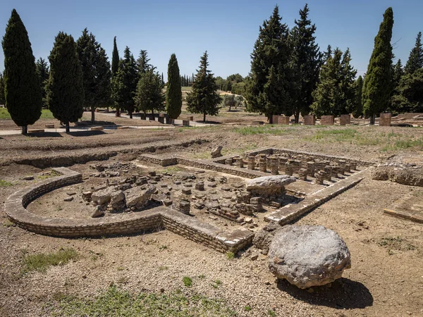 Italica Een Prachtige Goed Bewaard Gebleven Romeinse Stad Geboorteplaats Van — Stockfoto