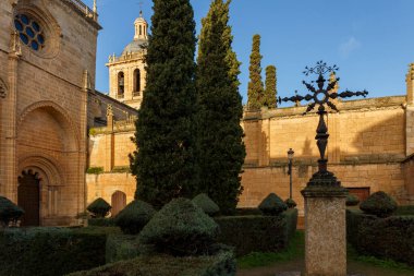Santa Maria Katedrali. Eski Ciudad Rodrigo kasabasında. İspanya.