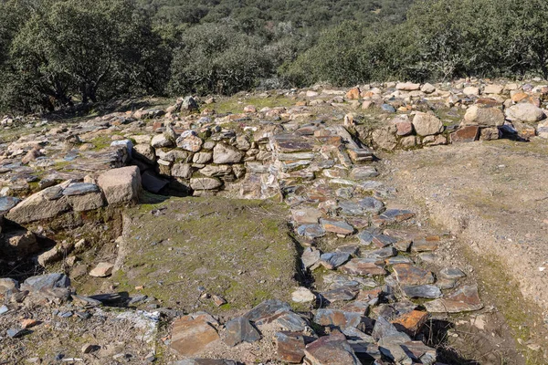 Villasviejas Del Tamuja Archeologische Vindplaats Bij Botija Extremadura Spanje — Stockfoto