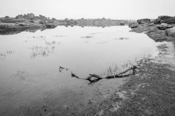 Paisagem Área Natural Dos Barruecos Extremadura Espanha — Fotografia de Stock