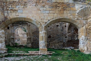 Santa Maria de Rioseco antik manastırı. Burgos. İspanya.