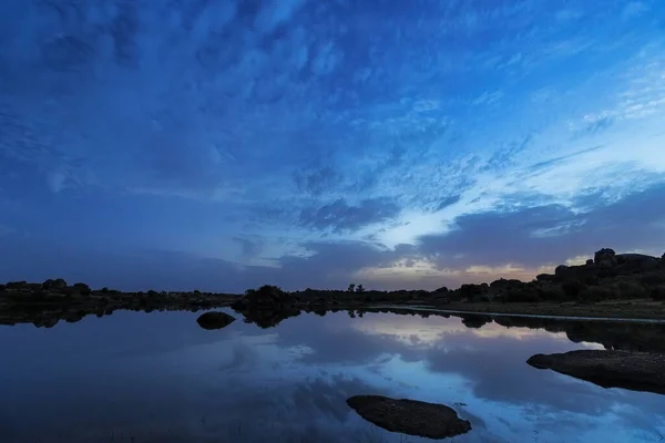 Paisagem Área Natural Los Barruecos Extremadura Espanha — Fotografia de Stock