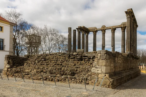 Templo romano de Evora — Foto Stock