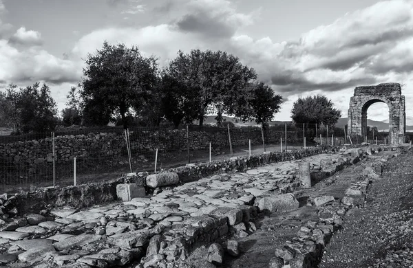 Roman ruins of Caparra — Stock Photo, Image