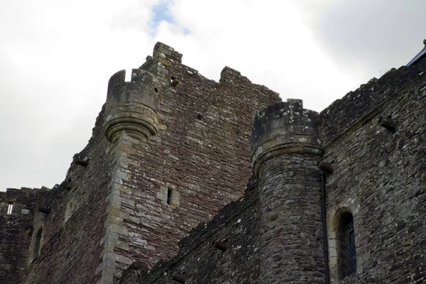 Castillo Doune Una Fortaleza Medieval Cerca Del Pueblo Doune Centro — Foto de Stock