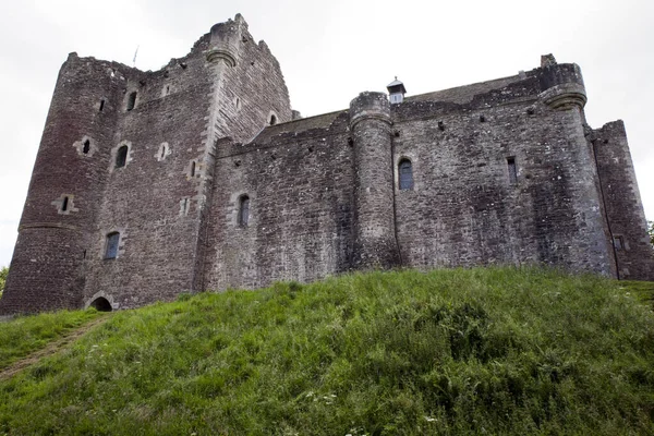 Doune Castle Ett Medeltida Fäste Nära Byn Doune Centrala Skottland — Stockfoto
