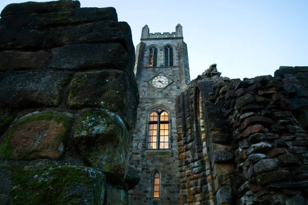 Kilwinning Abbey Una Abadía Ruinas Situada Centro Ciudad North Ayrshire — Foto de Stock