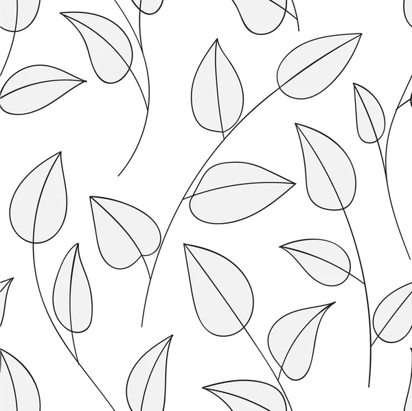 Bloemen versiering doodle patroon — Stockvector